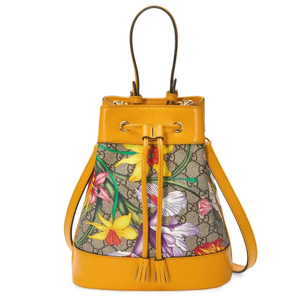 Gucci multicolor Ophidia with GG Supreme Floral crossbody bag